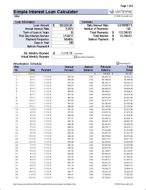 irregular payment calculator simple interest.